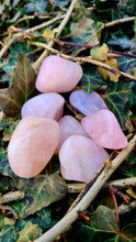 Load image into Gallery viewer, Tumbled Rose quartz to bring more self love .
