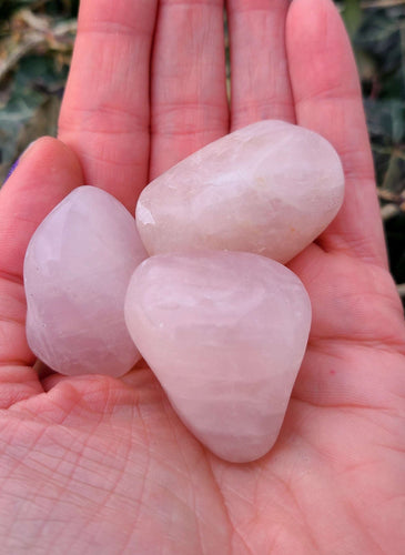 Tumbled Rose quartz to bring more self love .