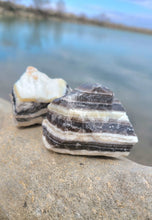 Load image into Gallery viewer, Raw Zebra Onyx to give you more control and support in your life