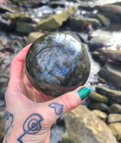 Extra Large,Lovely,Rare and FLASHY Labradorite Spheres to transform your life.