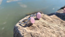 Load image into Gallery viewer, Sterling Silver Kunzite Adjustable ring to connect your heart with your mind
