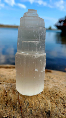 Heavenly Selenite Tower to bring CALM and BALANCE to your surroundings.