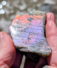 Load image into Gallery viewer, RARE Purple Labradorite with stunning Flash.