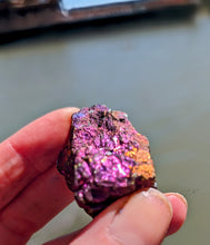 Load image into Gallery viewer, Pocket Sized Peacock Ore to bring you happiness