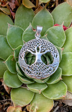 Load image into Gallery viewer, Sterling Silver Tree of Life Pendant