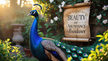 Load image into Gallery viewer, Handmade Peacock Earrings for Beauty, Protection and Awakening