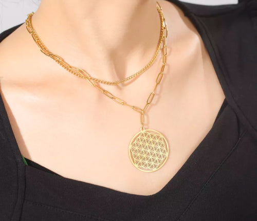 Powerful Sacred Geometry Necklace for Love, Unity and oneness