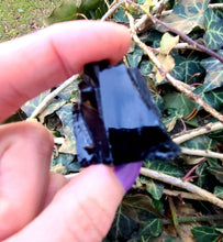 Load image into Gallery viewer, Raw Black Obsidian to protect against negative energy 🖤🔮
