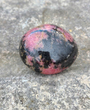 Load image into Gallery viewer, High Quality Gorgeous, Rhodonite Palm stone to balance your emotions.💕💕 135 grams
