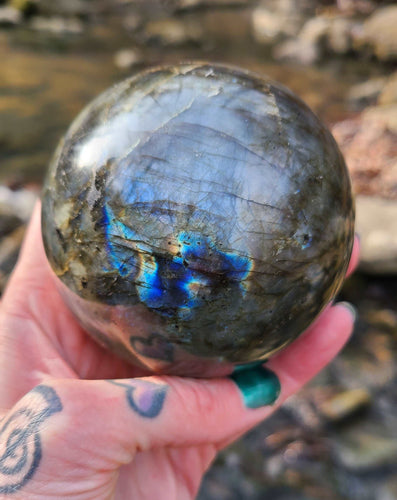 Extra Large,Lovely,Rare and FLASHY Labradorite Spheres to transform your life.