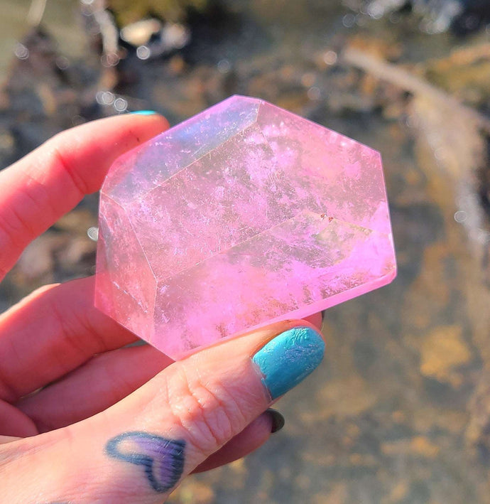 Dreamy Pink Aura Quartz to uplift your spirit.