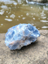 Load image into Gallery viewer, Beautiful big chunk of Raw Blue Calcite to bring you calm.💙💙
