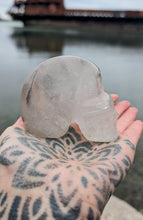 Load image into Gallery viewer, Unusual and exquisite CLEAR Quartz Skull to ward off negative emotions
