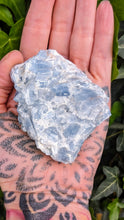 Load image into Gallery viewer, Beautiful chunk of Raw Blue Calcite to bring you calm.
