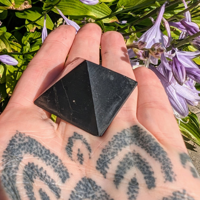 Real Shungite Pyramids