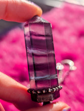 Load image into Gallery viewer, Rainbow Fluorite crystal necklace
