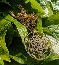 Load image into Gallery viewer, GOLD METATRONS CUBE necklace to connect you with all and everything
