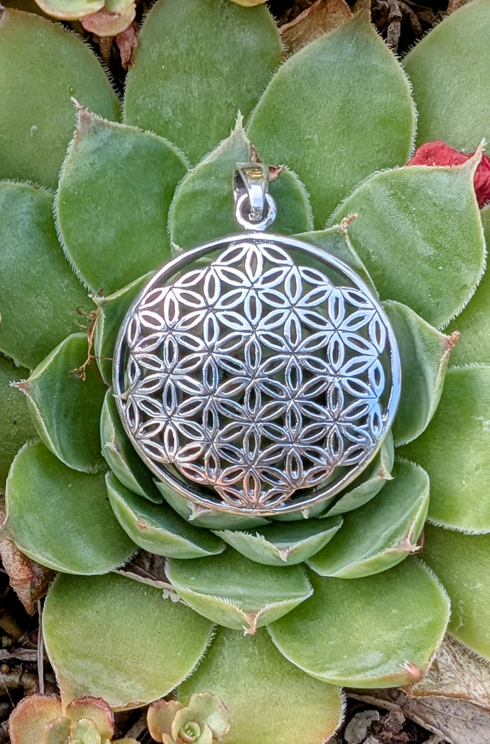 Sterling Silver Seed of Life Pendant