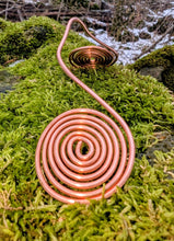 Load image into Gallery viewer, Handmade 100% Copper Hand Spirals

