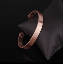 Load image into Gallery viewer, 100% beautiful,adjustable, Copper bracelet to fight stress and boost antioxidants in your body
