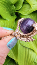 Load and play video in Gallery viewer, Claw with Amethyst Sphere necklace
